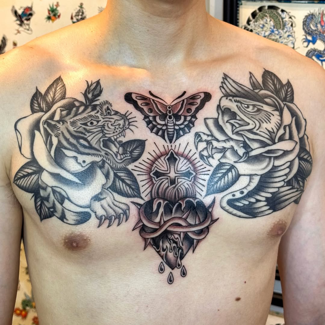 Curated recent tattoo work 4 by Josh at ZUMBIDO TATTOO Tokyo